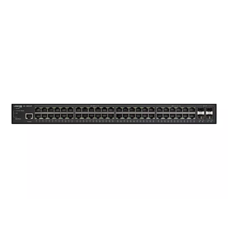 LANCOM GS-3652XP Managed L3 2.5G Ethernet (100/1000/2500) Power over Ethernet (PoE) 1U czarny