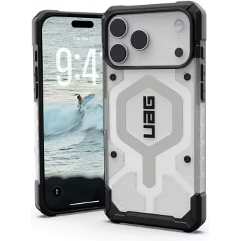 UAG Urban Armor Gear Pathfinder MagSafe Case | Apple iPhone 17 Pro Max | ice (transparent)/Srebrny | 114552114333 (114552114333)