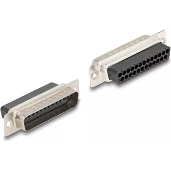 DeLOCK D-Sub 15-pin żeński na RJ45 żeński, zestaw montażowy, biały, VGA RJ-45