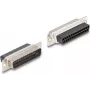 DeLOCK D-Sub 15-pin żeński na RJ45 żeński, zestaw montażowy, biały, VGA RJ-45