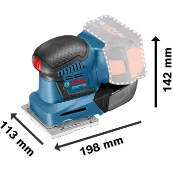 Bosch GSS 18V-10 Professional akumulatorowa szlifierka oscylacyjna