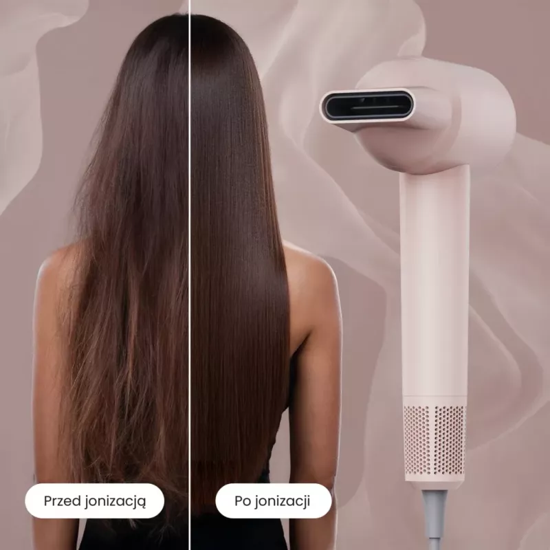 Suszarka do włosów Lovio LVHD001PK z jonizacją i technologią AirFlow