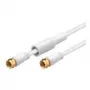 Wentronic 67296 Kabel koncentryczny biały