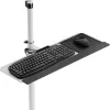 Wózek na laptopa Maclean MC-793, mobilne stanowisko komputerowe na kółkach, max 17-32 cale, max 20 kg