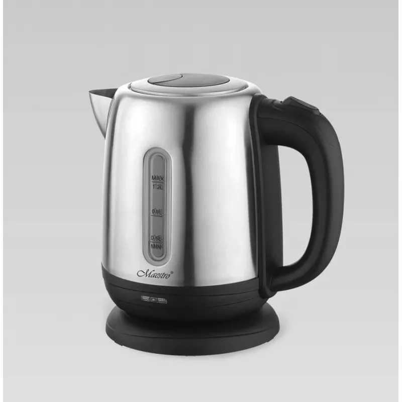 Czajnik elektryczny Maestro MR-027 1,2 l 1630 W stal nierdzewna, filtr antywapienny, wskaźnik poziomu wody