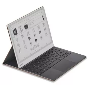 Etui z klawiaturą do Onyx Boox Note Max i Tab X C — brązowe etui ochronne ze zintegrowaną klawiaturą