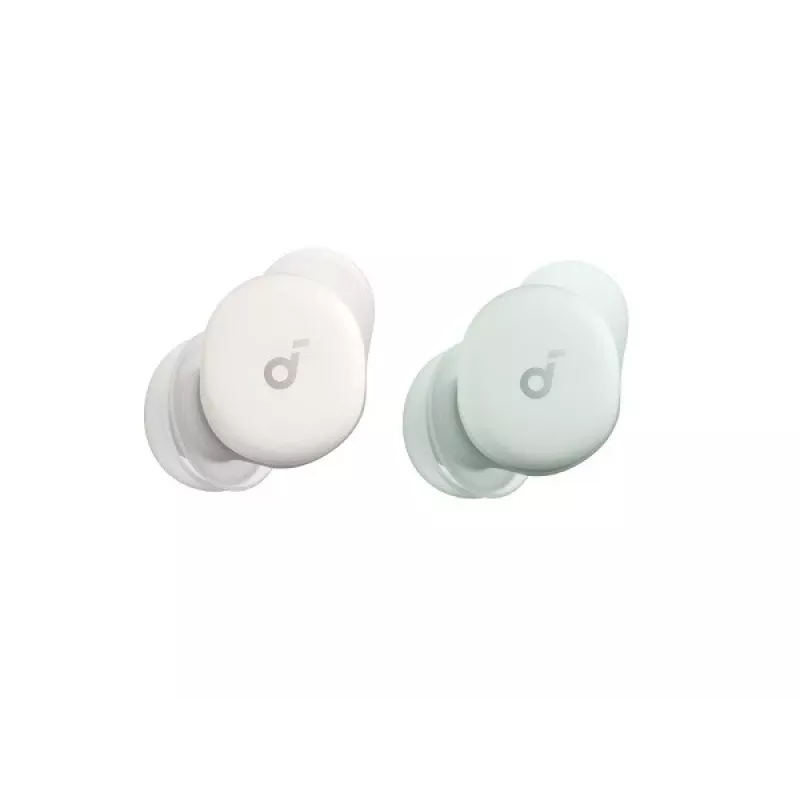 Wielorazowe zatyczki do uszu Anker Soundcore Sleep A30 — douszne, bezprzewodowe, zielone, 2 szt.