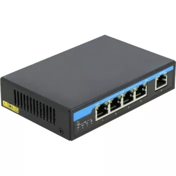 Przełącznik sieciowy DeLOCK 87764 Gigabit Ethernet PoE Czarny