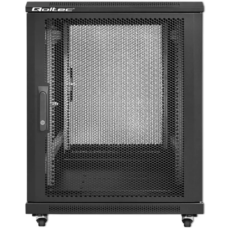 Szafa rack 19 cali QOLTEC 54519 15U — obudowa sieciowa/serwerowa, wysokość 15U, montaż 19 cali