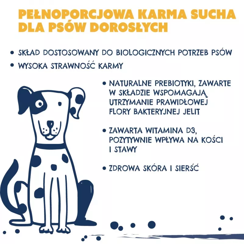 TEO Rich in poultry - sucha karma dla psa - 9kg