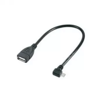 Kabel USB Renkforce Micro-USB Typ B kątowy — USB 2.0 OTG, 5 V 0,5 A