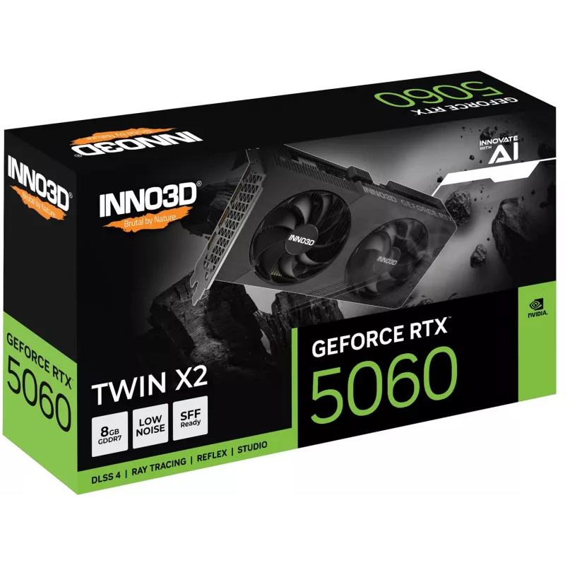 Karta graficzna INNO3D GeForce RTX 5060 Twin X2 8GB GDDR7