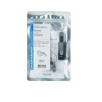 Blokada portu Smartkeeper MNL04PKGY RJ-11 szary plastik