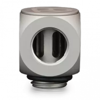 Thermal Grizzly DeltaMate Rotary 90° – złączka chłodzenia wodnego, matowy nikiel, 1 szt. (TG-DM-FIT-0203)