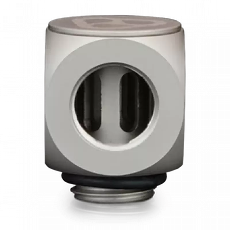 Thermal Grizzly DeltaMate Rotary 90° – złączka chłodzenia wodnego, matowy nikiel, 1 szt. (TG-DM-FIT-0203)