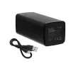 Przenośny powerbank BLOW PB20G 20000mAh PD 65W, wejście/wyjście USB-C, 2 wyjścia USB-A, czarny