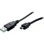 Kabel USB ShiverPeaks BS77163 3 m USB 2.0 A na Mini-B, czarny