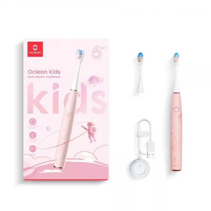Soniczna szczoteczka do zębów Oclean KIDS Różowa
