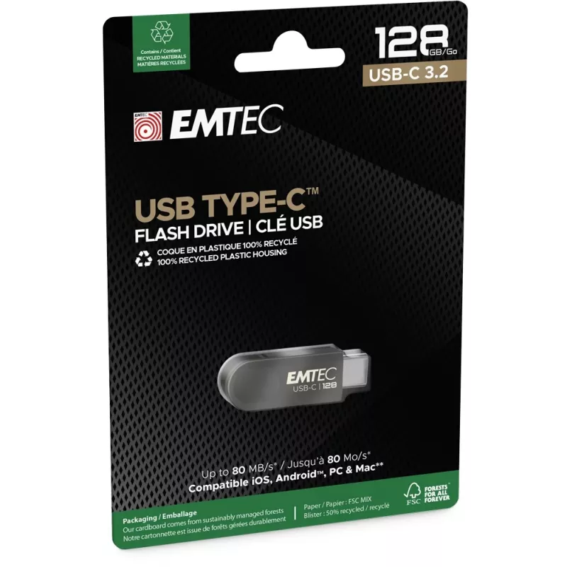 Pamięć USB Emtec 128 GB USB Type-C 3.2 Gen 1 C280