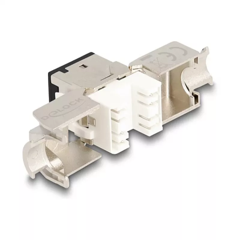 DeLOCK 88118 moduł Keystone płaski czarny RJ-45 10 szt.