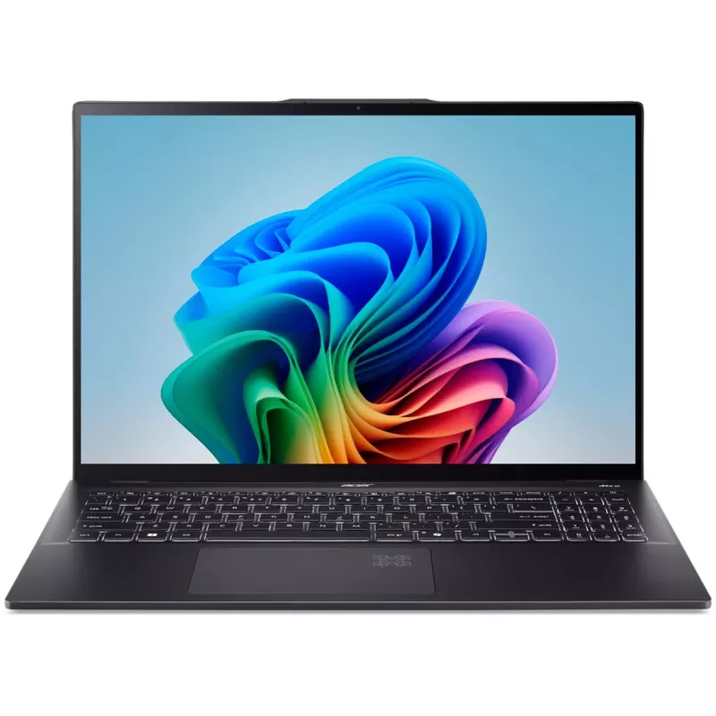 Acer Swift 16 AI SF16-51T - konstrukcja z zawiasem 180° - Intel Core Ultra 7 258V / 2,2 GHz - Evo - Windows 11 Home - Intel Arc Graphics 140V - 32 GB RAM - dysk SSD NVMe 1,024 TB - 40,6 cm (16) OLED