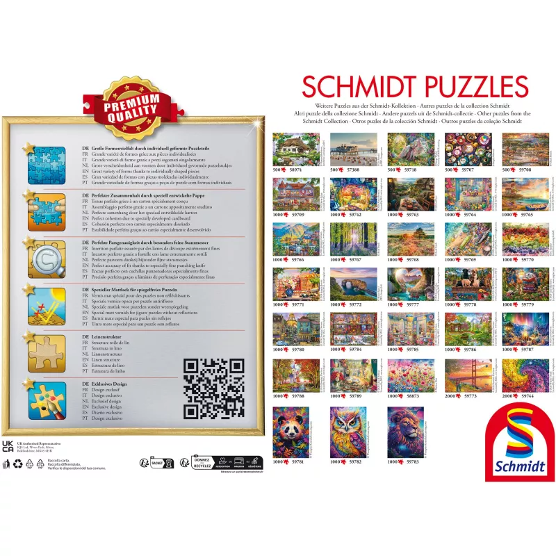 Kartonowe puzzle, schmidt spiele Mysterious Tarot Cards — 1000 elementów