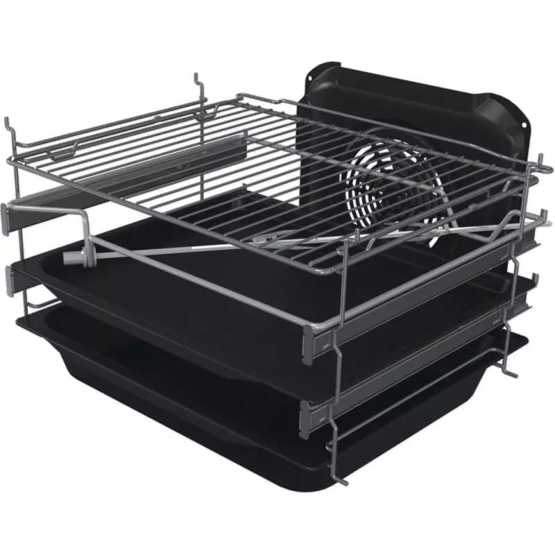 Gorenje GKS5C71XF Wolnostojąca kuchenka z piekarnikiem Srebrny