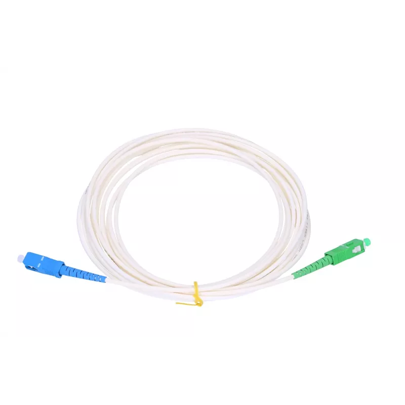 Patchcord Extralink SC/UPC - SC/APC, Jednomodowy G.657.B3, LSZH 3mm Simplex Easy Flex, 20 m