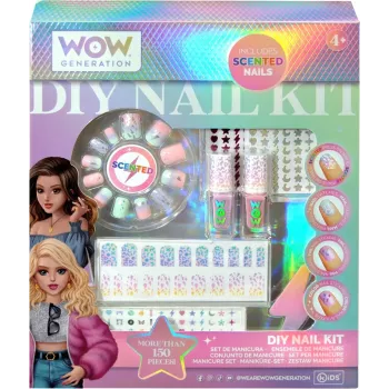 Zestaw do manicure dla dzieci Euroswan WOW00017 - pachnący zestaw do pielęgnacji paznokci