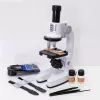 Mikroskop Ascato 124582, powiększenie 40×, oświetlenie LED, edukacyjny mikroskop laboratoryjny