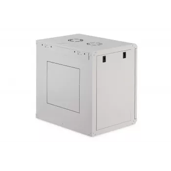 Szafa rackowa naścienna DIGITUS Dynamic-N 12U, 19 cali, 600x450 mm (SxG), IP20, zamek na klucz, niezłożona