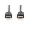 Kabel połączeniowy Assmann HDMI High Speed, typ A M/M, 5,0 m, z Ethernetem, poprzednio HDMI 1.4, UL, czarny, złote styki (AK-330114-050-S)