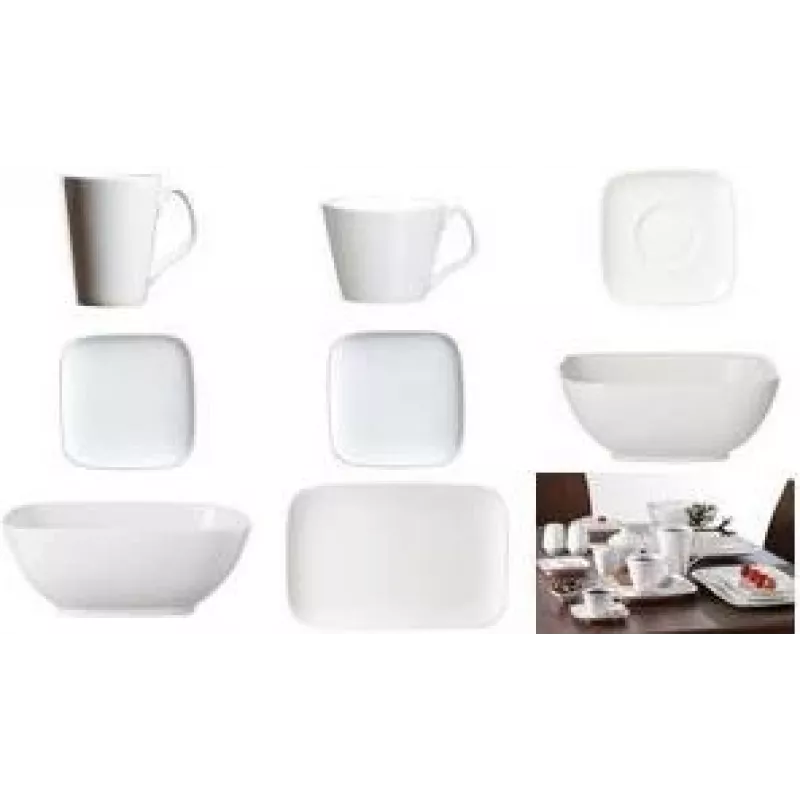 Prostokątny talerz porcelanowy ritzenhoff & breker ARENA 280 x 185 mm można myć w zmywarce