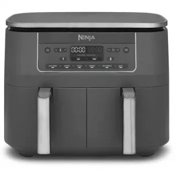 Ninja DZ300EU frytkownica beztłuszczowa Dual Zone, 7,6 l (2 x 3,8 l), 2400 W, 240 °C, szara