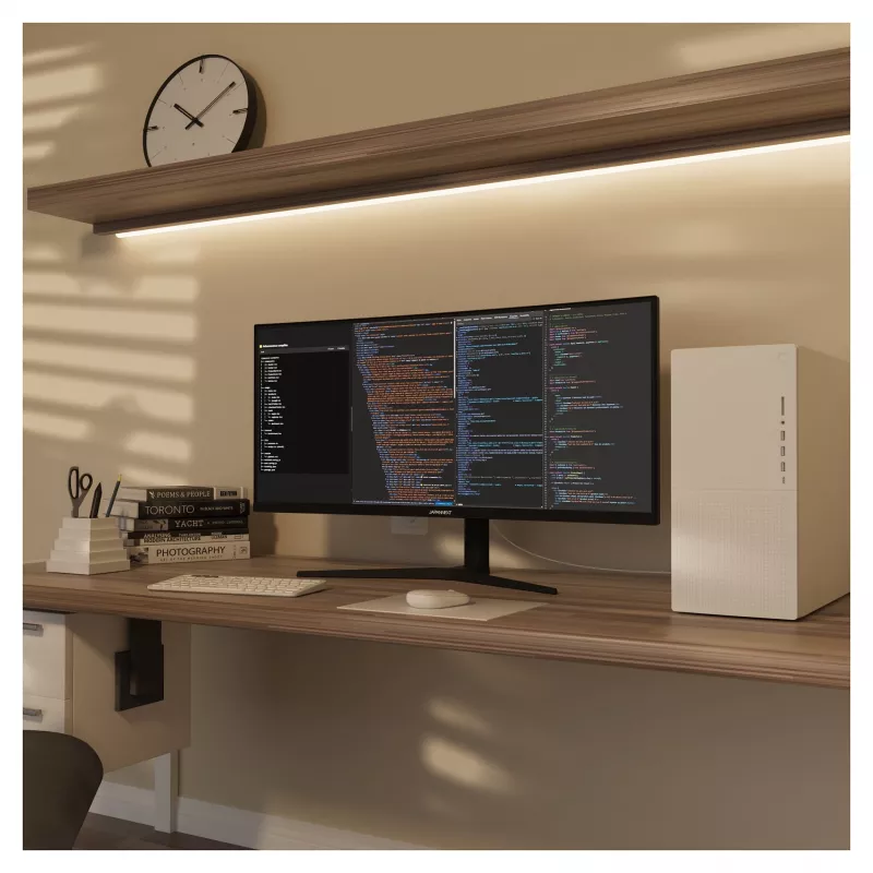 JAPANNEXT 86,4cm JN-IPS340UWQHD60C-C65W-HS zakrzywiony UWQHD
