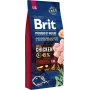 Sucha karma dla psa Brit Premium by Nature Senior L+XL 15 kg — kurczak, 27% białka, 14% tłuszczu, dla starszych psów ras dużych i olbrzymich