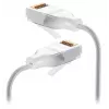 Kabel sieciowy Ubiquiti UACC-Cable-Patch-EL-C6A-12M-W RJ-45 Cat6a 12m Półprzezroczysty Biały