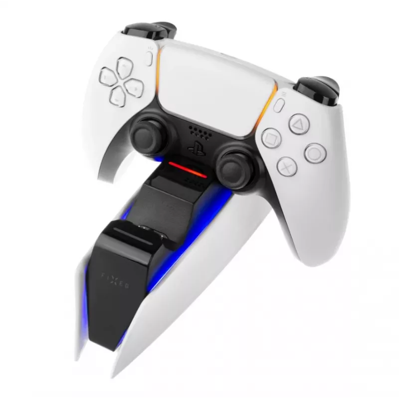 Stacja ładująca FIXED FIXPS5-DCC-BW do PlayStation 5 przewodowa czarno-biała