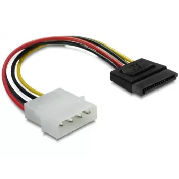 Kabel zasilający SATA HDD DeLOCK B40160100 4-pin męski prosty 0,12m