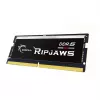 SO-DIMM 64 GB DDR5-5600 (2x 32 GB) Dual-Kit, Arbeitsspeicher schwarz, F5-5600S4645A32GX2-RS, Ripjaws, INTEL XMP