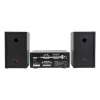 Domowy system audio mikro Aiwa MSBTU-700DAB — 25 W RMS, DAB+/FM, Bluetooth 10 m, CD w tacce, wyświetlacz LED, czarny/arktyczny niebieski