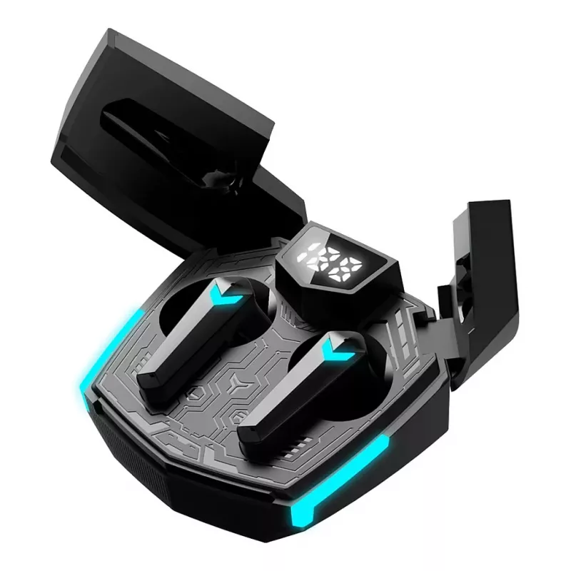 Słuchawki Canyon GTWS-2 Bezprzewodowe Nauszne Gaming USB Type-C Bluetooth Stacja Ładująca Czarny (CND-GTWS2B)