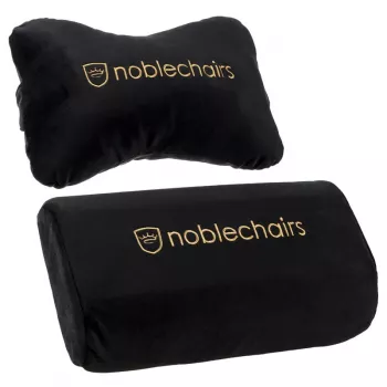 noblechairs Pillow Set for EPIC/ICON/HERO/LEGEND - czarny/złoty