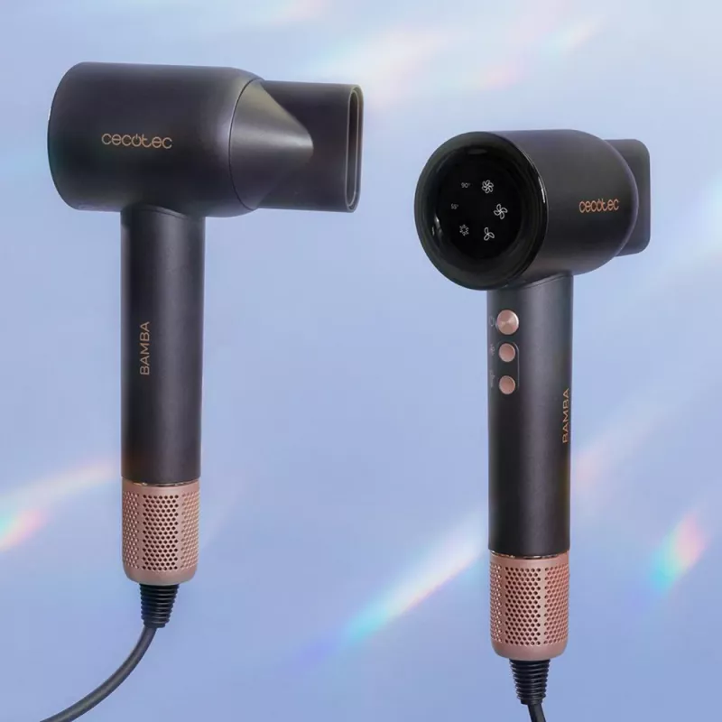 Cecotec Bamba IoniCare RockStar Nano IonTech suszarka do włosów 1600 W, czarna