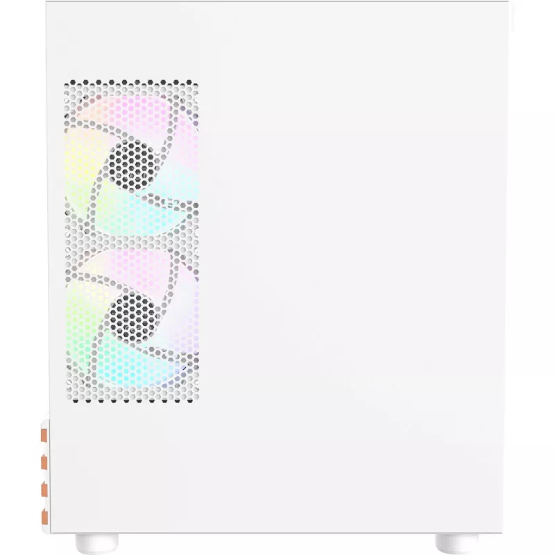 Obudowa PC Micro Tower THERMALTAKE View 170 WS ARGB Snow — Micro ATX, biała, 2x120 mm boczny, 1x120 mm tylny, zasilacz na dole, obsługuje dyski 2,5 cala/3,5 cala