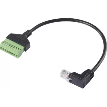 Kabel adaptera sieciowego Renkforce RJ45 [1x wtyk RJ45 8p8c - 1x złącze zaciskowe] 30 cm (RF-6443974)