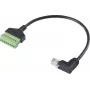Kabel adaptera sieciowego Renkforce RJ45 [1x wtyk RJ45 8p8c - 1x złącze zaciskowe] 30 cm (RF-6443974)