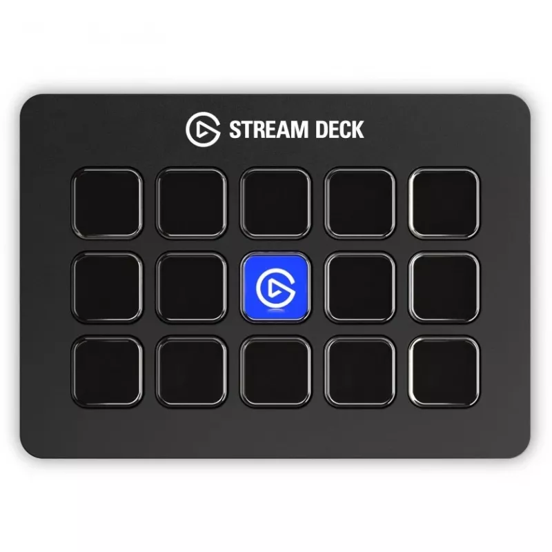Elgato Stream Deck MK.2 Konfigurowalny 15-przyciskowy panel sterowania USB z klasycznymi klawiszami, czarny