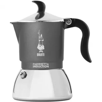 Ekspres do kawy na płytę indukcyjną BIALETTI FIAMMETTA 2-filiżankowy, szary