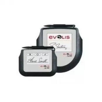 Evolis Sig200, 12,7cm (5) Signature-Pad, 12,7cm (5), Rozdzielczość: 640x480 pikseli, Ekran dotykowy, kolor, Połączenie: USB (2.0), Wymiary (SxWxG): 191x180x15mm, 0,36kg (ST-CE1075-2-UE